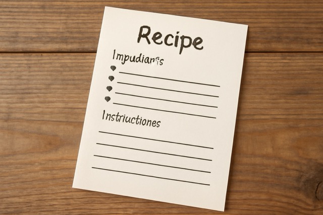 Ricetta di Esempio